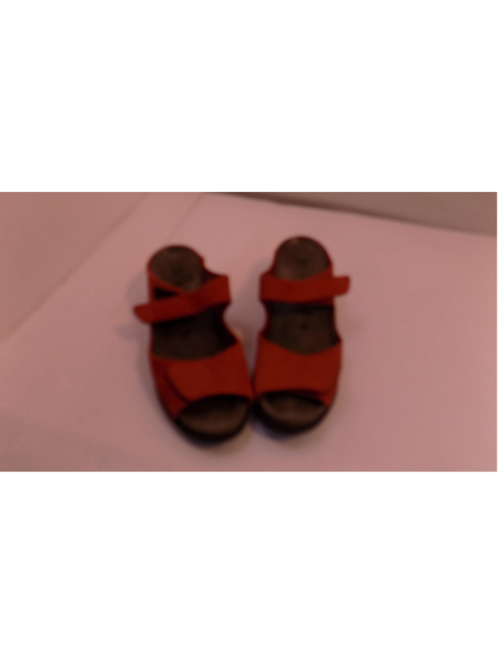 Women's Mephisto Sandals Red Size 7